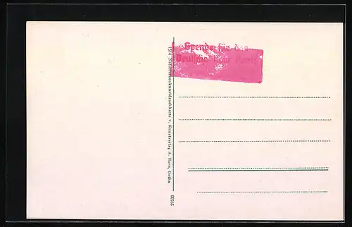 AK Ruhla, Watzdorfstrasse mit Breitenberg