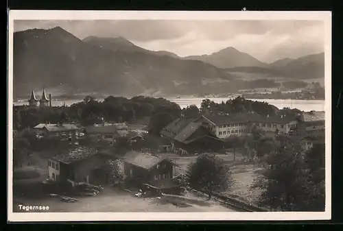 AK Tegernsee, Ortspartie am Tegernsee