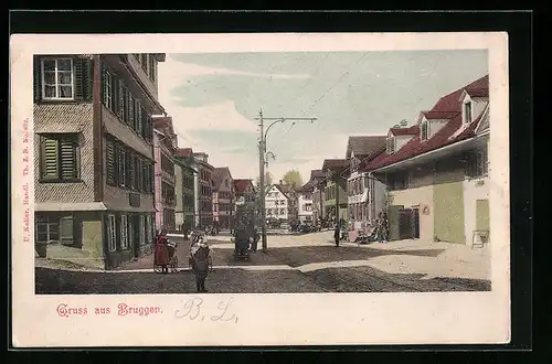 AK Bruggen, Motiv aus dem Ort