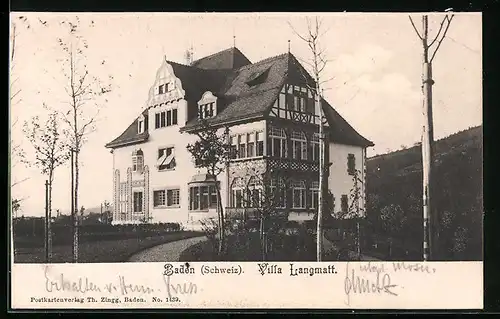 AK Baden, Villa Langmatt