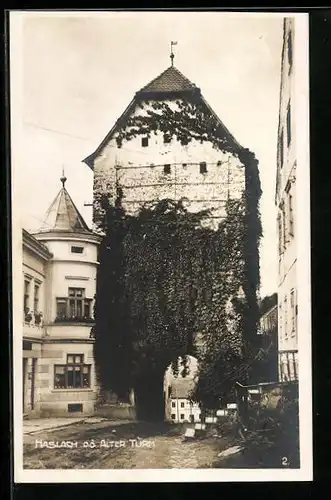 AK Haslach /O.-Ö., Alter Turm