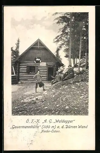 AK Gauermannhütte an der Dürren Wand