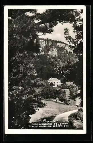 AK Muthmannsdorf, Genesungsheim Rosenvilla Felbring