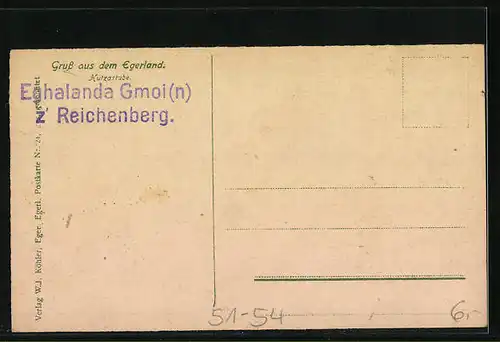 AK Egerländer in der Hutzastube, Tracht Sudeten