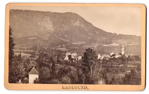 Fotografie Franz Völker, Klagenfurt, Ansicht Radegund, Gesamtansicht des Ortes