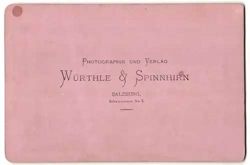 Fotografie Würthle & Spinnhirn, Salzburg, Schwarzstrasse 9, Ansicht Grossgmain bei Reichenhall, Gesamtansicht mit Bergen