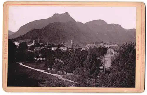 Fotografie Römmler & Jonas, Dresden, Ansicht Reichenhall, Teilansicht mit Bergkette