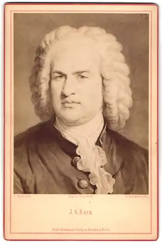 Fotografie Friedr. Bruckmann, Berlin, Johann Sebastian Bach
