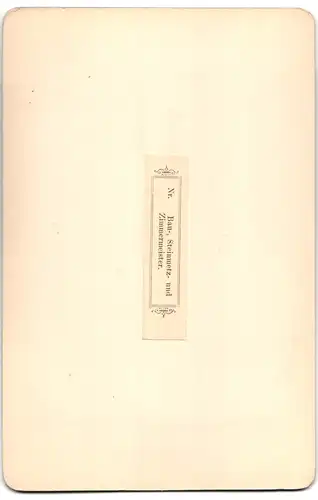 Fotografie G. Stuffler, München, Ansicht München, Festwagen der Bau, Steinmetz & Zimmermeister Innung Centenarfeier 1888