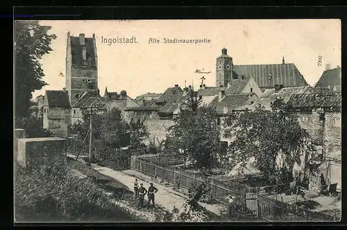 AK Ingolstadt, Alte Stadtmauerpartie