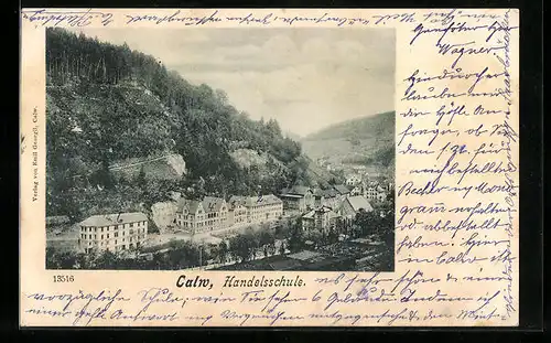 AK Calw, Blick auf die Handelsschule