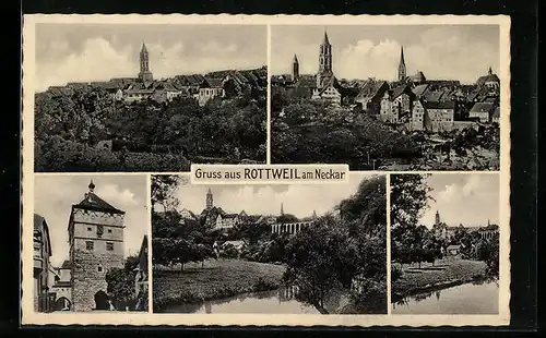 AK Rottweil /Neckar, Ortsansichten, Wehrturm