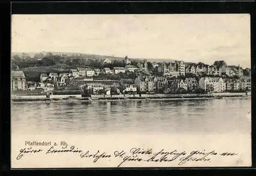 AK Pfaffendorf a. Rh., Blick auf das Dorf