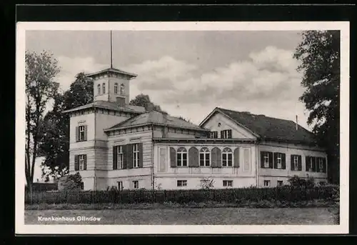 AK Glindow, Blick auf das Krankenhaus