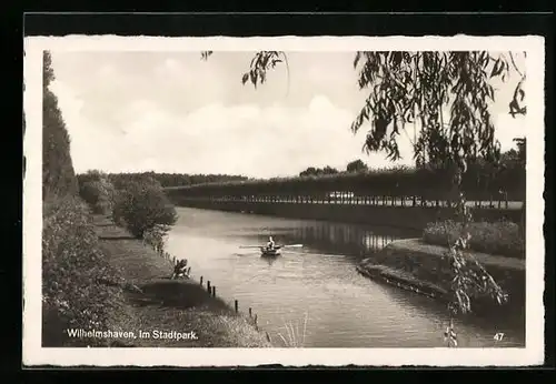 AK Wilhelmshaven, Blick in den Stadtpark
