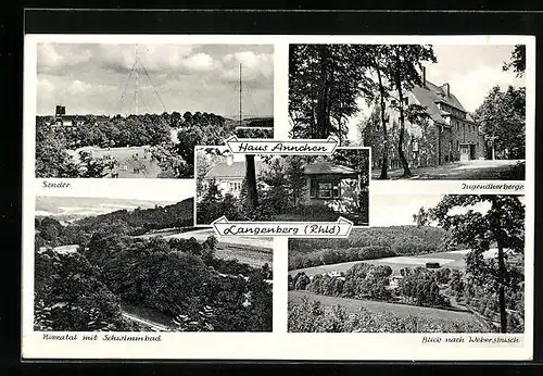 AK Langenberg / Rhld., Sender, Haus Annchen, Jugendherberge