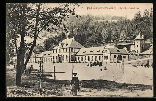 AK Bad Langenschwalbach, Blick auf das königliche Moorbadehaus