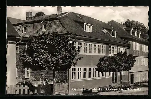 AK Oberweissbach /Thür. Wald, Gasthaus zur Schenke