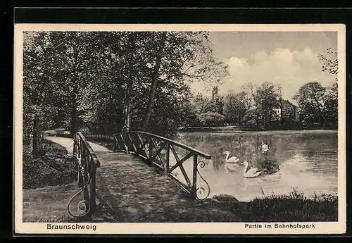 AK Braunschweig, Partie im Bahnhofspark