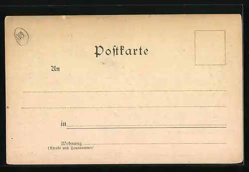 AK Berlin-Grunewald, Partie am Grunewald-See