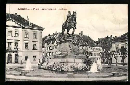 AK Landau i. Pfalz, Prinzregenten-Denkmal