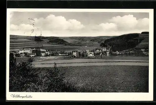 AK Wildbergerhütte, Ortsansicht mit Umland