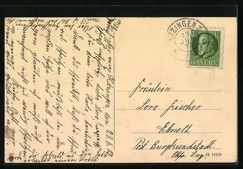 AK Kitzingen a. M., Kaiserstrasse mit Gasthof zum Schwan