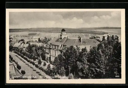 AK Grossbreitenbach /Thür., Blick auf die Theo-Neubauer-Schule