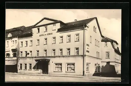 AK Ilmenau i. Th. W., HO-Hotel Zum Löwen