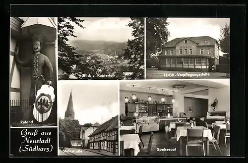 AK Neustadt, Roland, FDGB-Verpflegungsstelle-Speisesaal, Steinstrasse