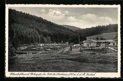 AK Hohegeiss, Blick aufs Freibad