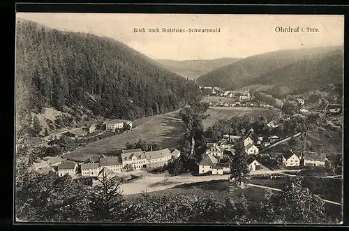 AK Ohrdruf i. Thür., Blick nach Stutzhaus