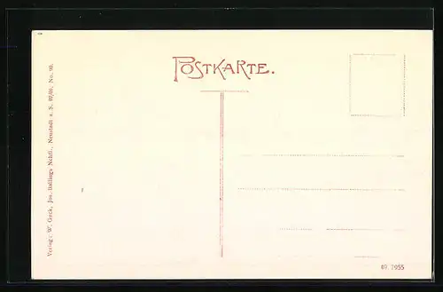 AK Neustadt a. S., Inneres der Stadtpfarrkirche