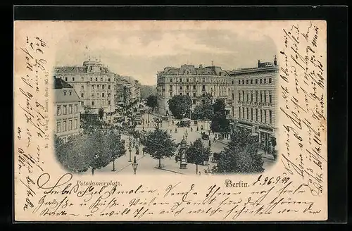 AK Berlin, Potsdamerplatz mit Hotel Der Fürstenhof