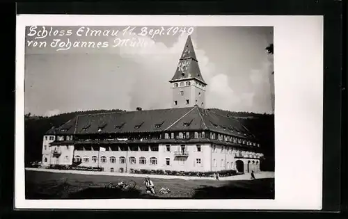 AK Elmau, Schloss Elmau von Johannes Müller 1949