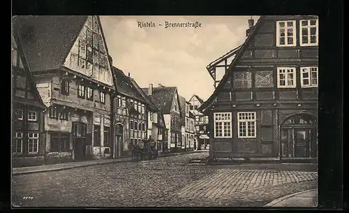 AK Rinteln, Partie in der Brennerstrasse