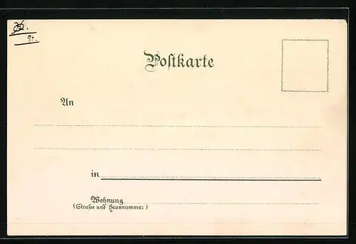 Lithographie Stuttgart-Cannstatt, Neue Neckarbrücke