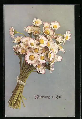 AK Gänseblumen im Bund, Blumentag