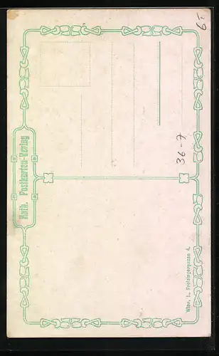 AK Wien, XXIII. Internationaler Eucharistischer Kongress 1912, Erde mit Pokal und Jesuskind