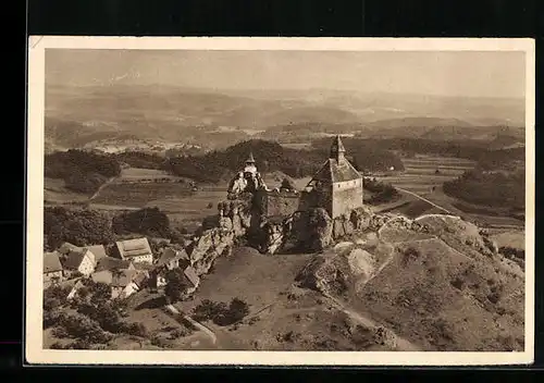 AK WHW Winterhilfswerk, Hersbruck, Burg Hohenstein, Ganzsache