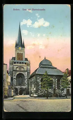 AK Aachen, Dom mit Marienkapelle