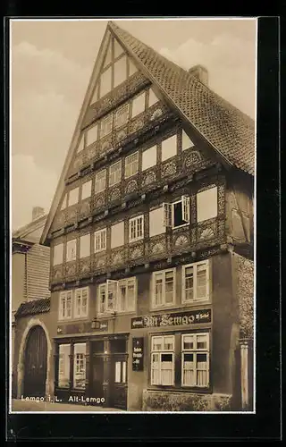 AK Lemgo i. L., Gasthaus Alt-Lemgo