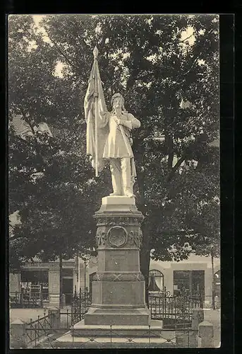 AK Jena, Blick auf das Burschenschaftsdenkmal