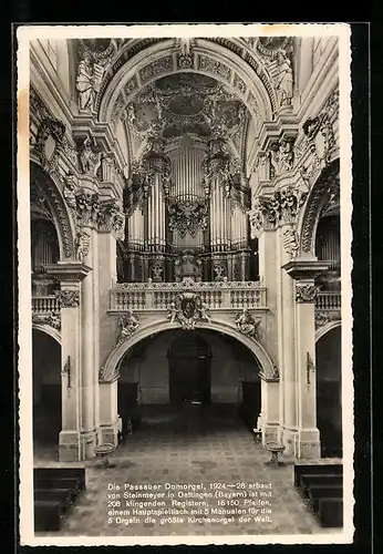 AK Passau, die Domorgel