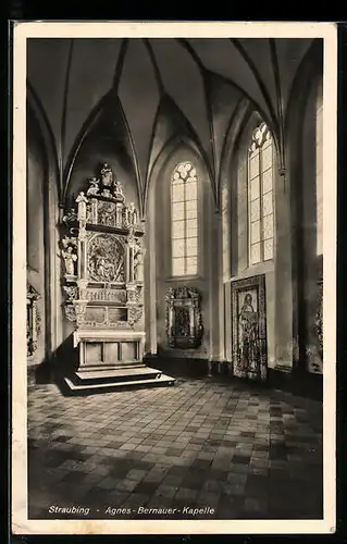 AK Straubing, Inneres der Agnes-Bernauer-Kapelle