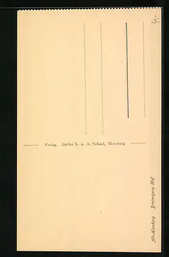 AK Alt-Hamburg, Blick in den Breitergang Hof