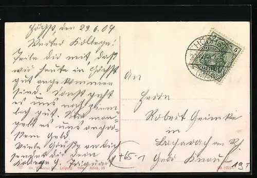 AK Höchst a. M., Bahnhof