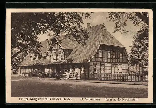 AK Kirchlinteln, Gasthaus Lintler Krug von O. Schomburg