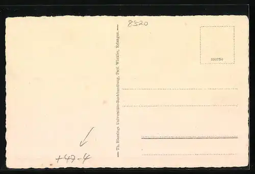 AK Erlangen, Haus der Uttenruthia, Verbindungshaus