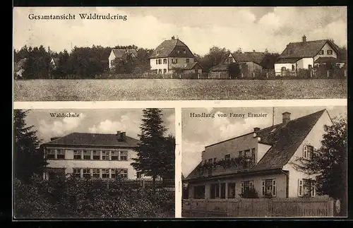 AK München-Waldtrudering, Waldschule, Handlung von Fanny Ermaier